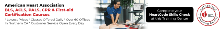 Bls Acls Pals Cpr And First Aid Classes In Redwood City Ca